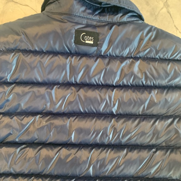 Cotes of London Navy Quilted Women's Jacket size XS. Like new - Picture 5 of 8